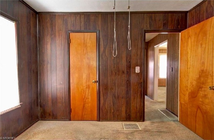 casas horribles, madera