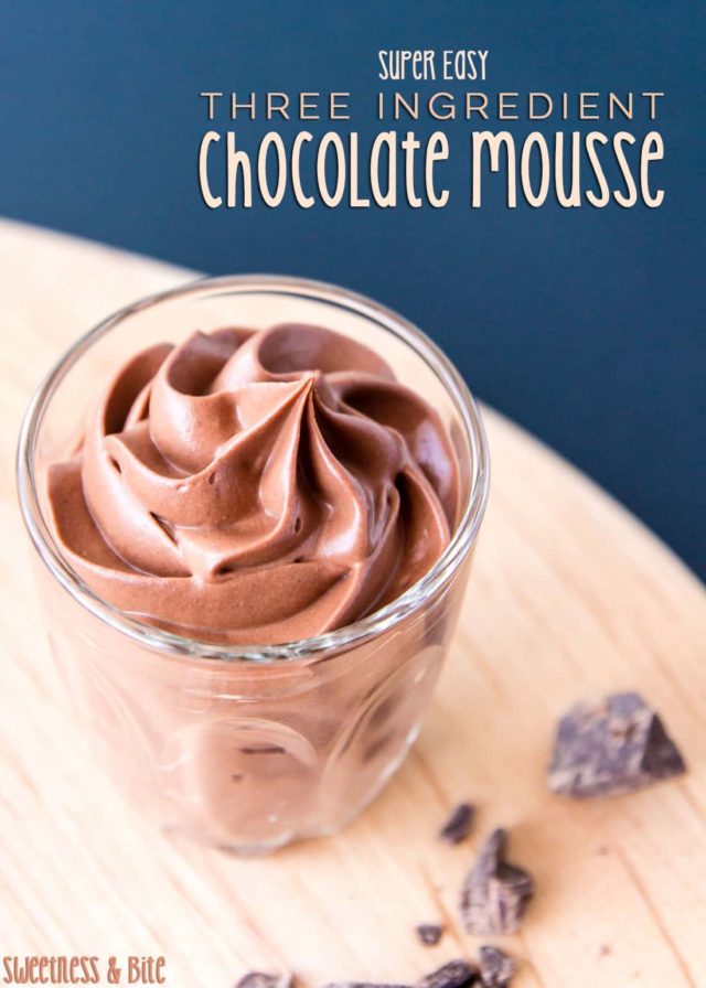 mousse de chocolate