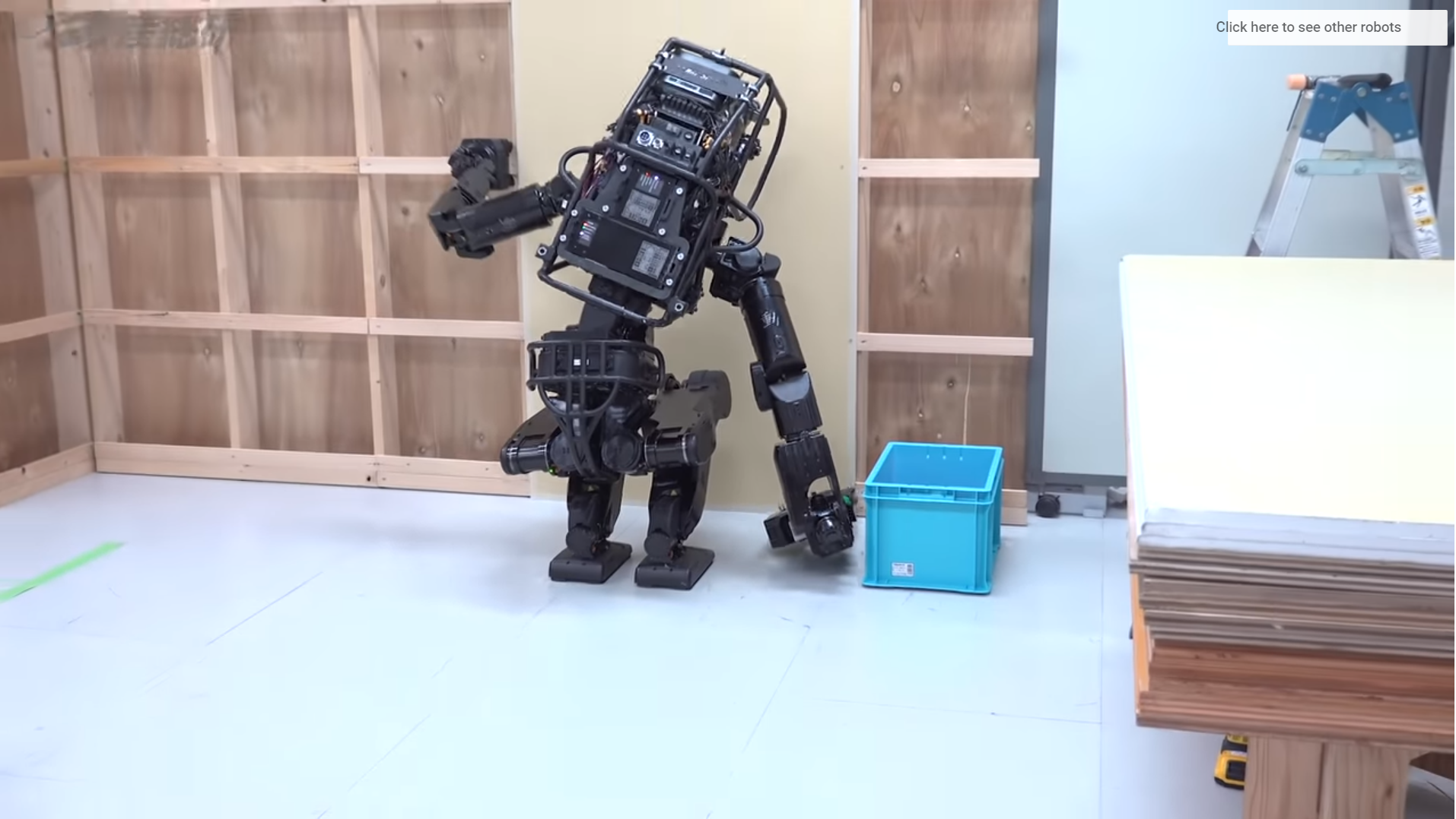 robot, soltando
